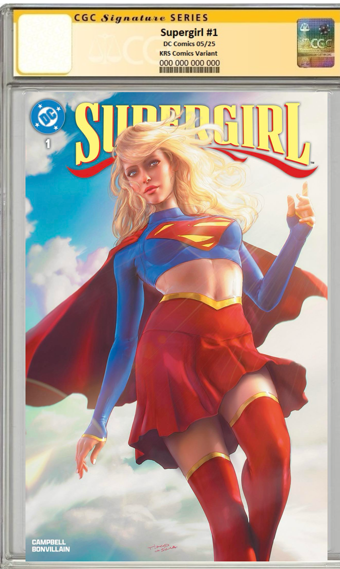 SUPERGIRL 1 TIAGO DA SILVA VARIANT