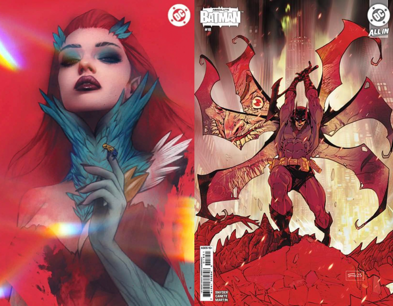 ABSOLUTE BATMAN 18 MEGACON BEN OLIVER VIRGIN FOIL POISON IVY