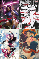PSYLOCKE NINJA 1 PLANET COMIC-CON DERRICK CHEW VIRGIN VARIANT