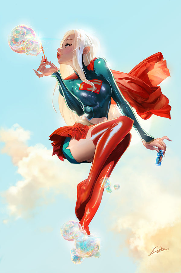 SUPER GIRL 1 SDCC ALEXANDER LOZANO VIRGIN FOIL VARIANT