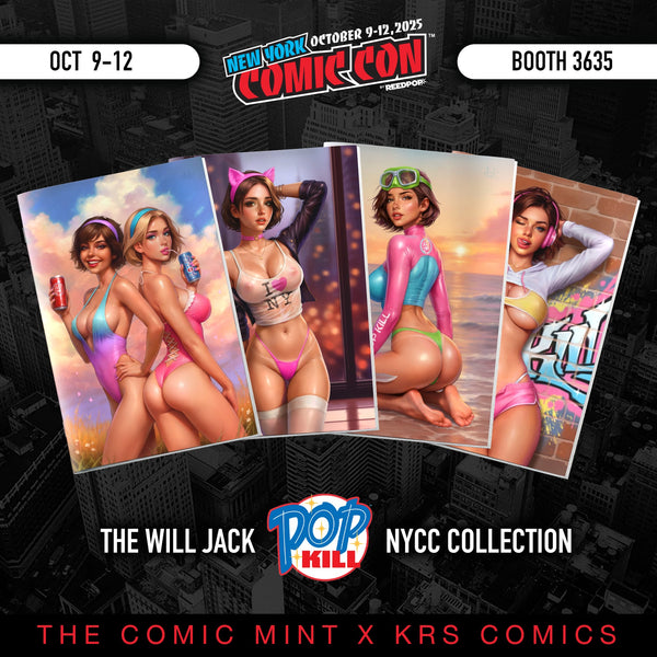 POP KILL 1,2,3,4 WILL JACK NYCC CGC 9.8 COMPLETE SET