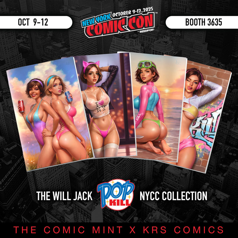 POP KILL 1,2,3,4 WILL JACK NYCC CGC 9.8 COMPLETE SET