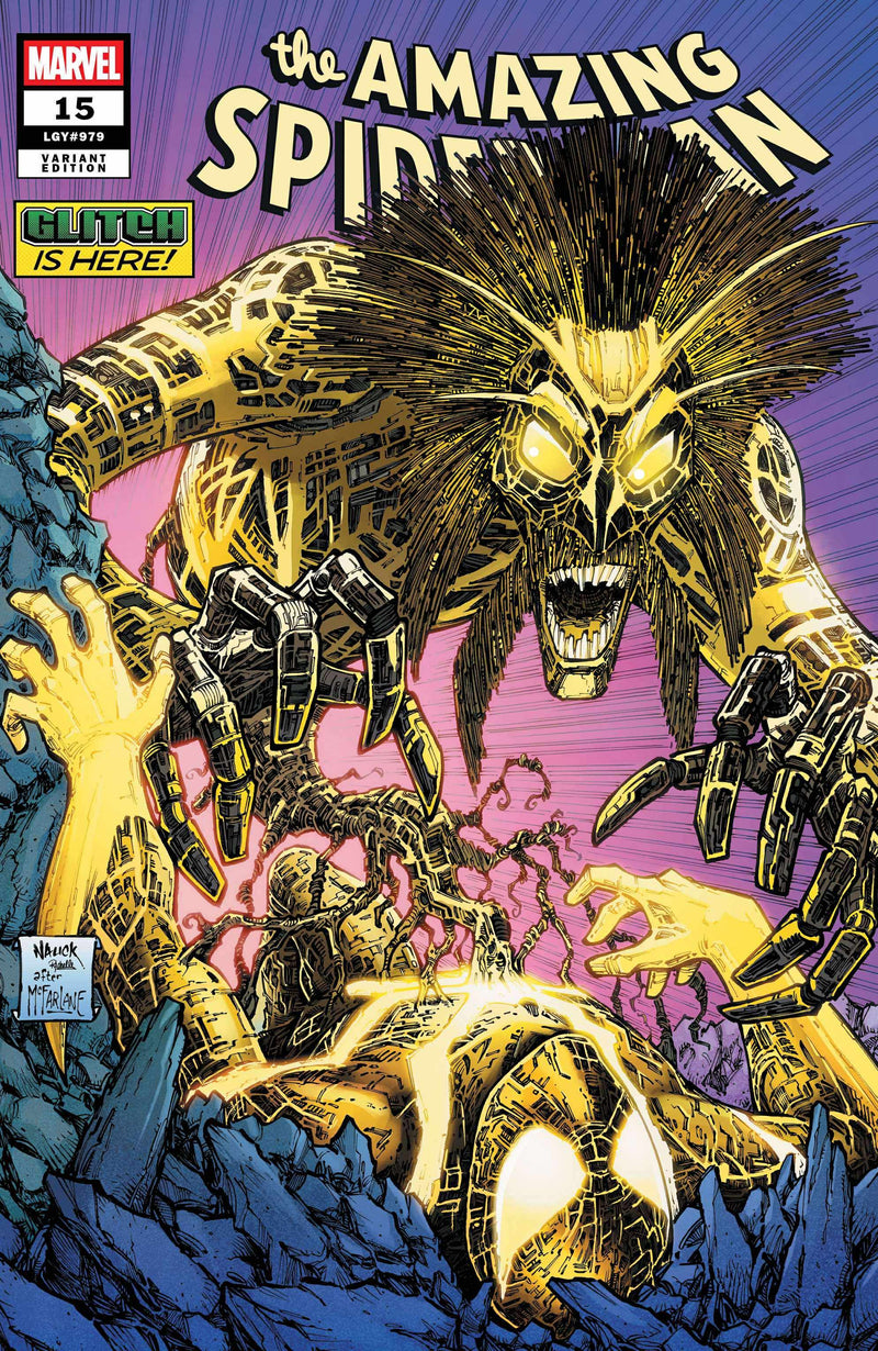 AMAZING SPIDER-MAN 15 TODD NAUCK MCFARLANE HOMAGE FEATURING FIRST APPEARANCE OF GLITCH