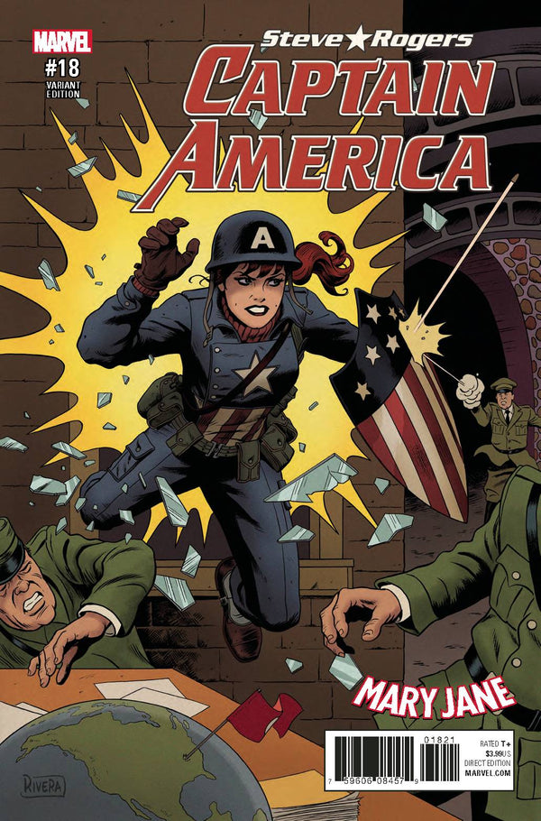 CAPTAIN AMERICA STEVE ROGERS #18 RIVERA MARY JANE VARIANT
