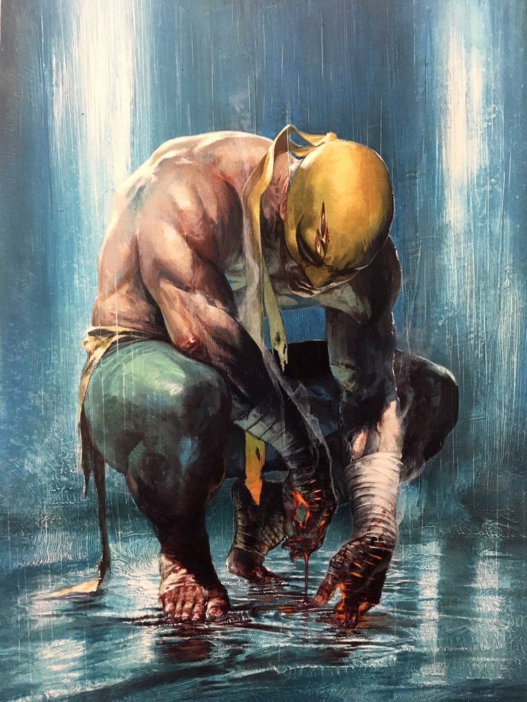 Iron Fist #1 Dell'otto Virgin Variant virgin cover by Gabriele Dell'Otto