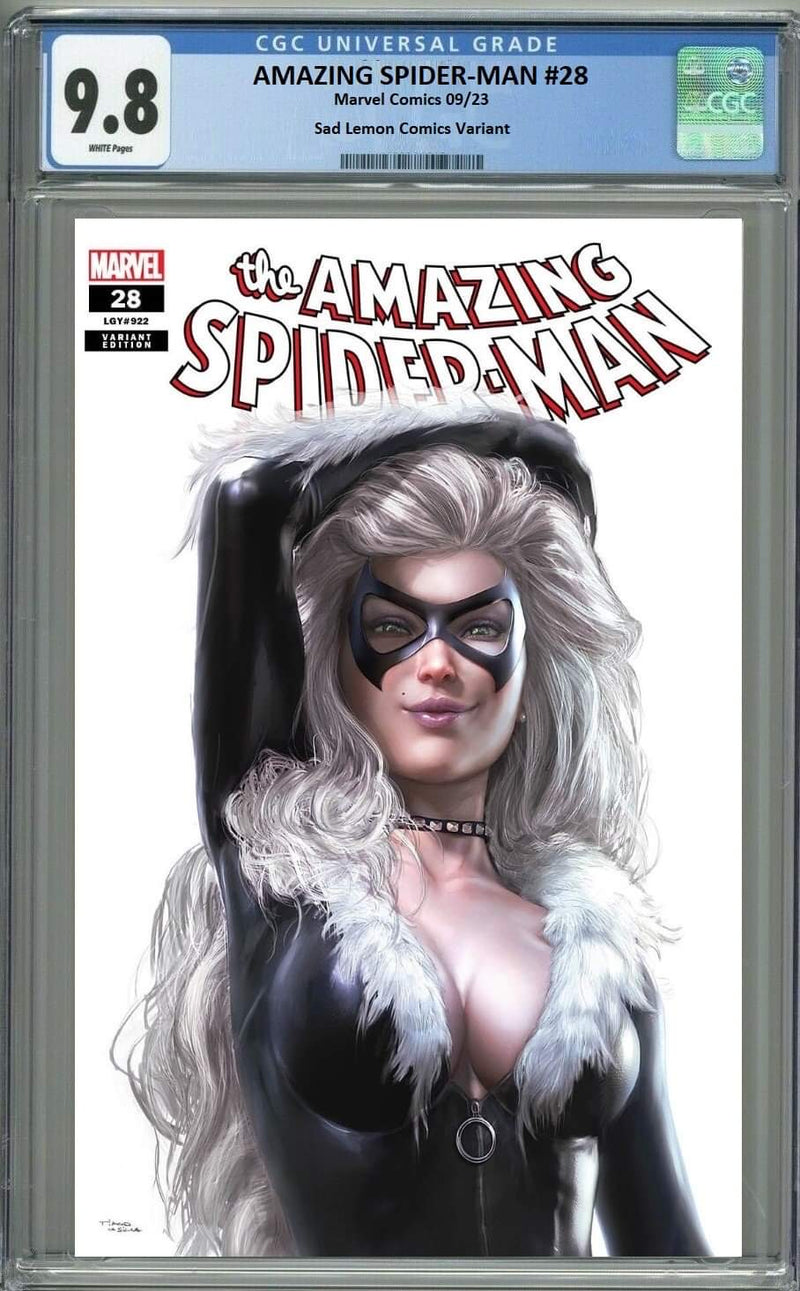 AMAZING SPIDER-MAN 28 TIAGO DA SILVA BLACK CAT VARIANT