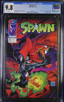 SPAWN 1 CGC 9.8 TODD MCFARLANE