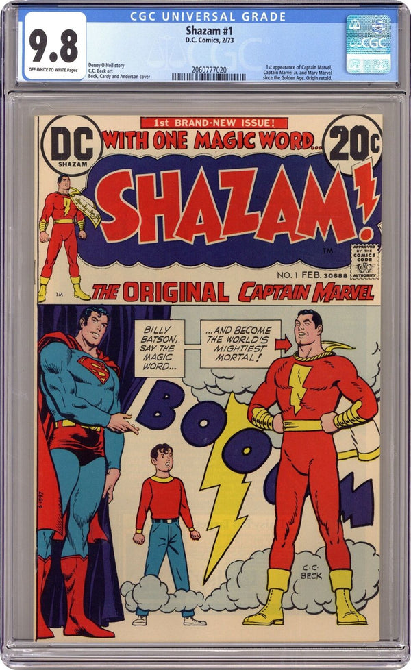 SHAZAM 1 CGC 9.8 1973