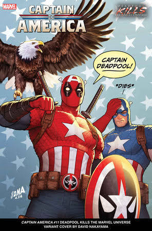 CAPTAIN AMERICA #11 DAVID NAKAYAMA DEADPOOL KILLS THE MARVEL UNIVERSE