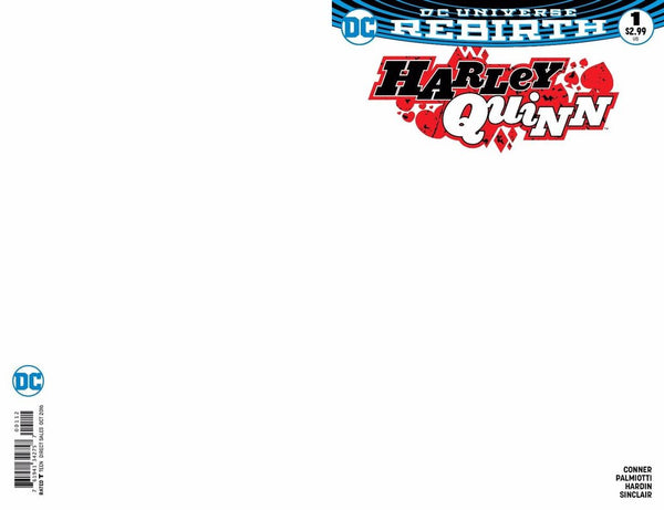Harley Quinn #1 Blank Sketch