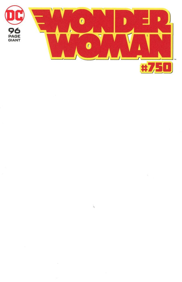 WONDER WOMAN #750 BLANK COVER