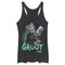 Junior's Marvel Neon Baby Groot Tank Top