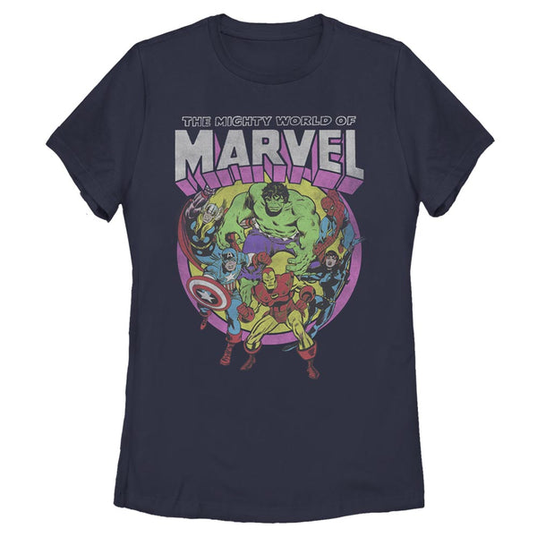 Women's Marvel Neon Group T-Shirt