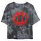 Junior's Marvel Power of Black Widow Bombard Tie-Dye T-Shirt