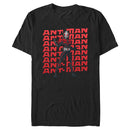 Men's Marvel Ant-Man and The Wasp Quantumania Ant-Man Text Wall T-Shirt