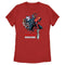 Women's Marvel Spider-Man Beyond Amazing WEB COMIC HALF T-Shirt