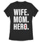 Women's Marvel Seasonal Wife Mom Black Widow T-Shirt