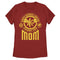 Women's Marvel Seasonal Mom Tonal Badges T-Shirt