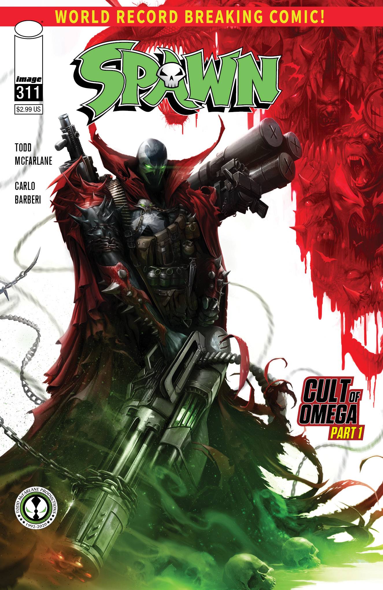 SPAWN #311 MATTINA COVER C (CULT OF OMEGA PART 1 OF 3)– The Comic Mint