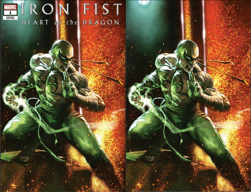 IRON FIST HEART OF THE DRAGON 1 GABRIELE DELL'OTTO VARIANT