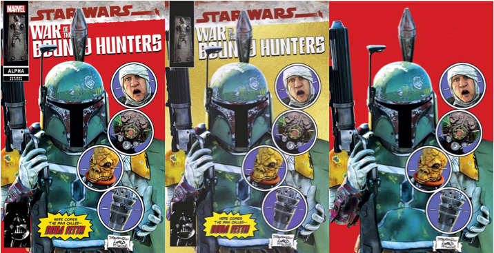WAR OF THE BOUNTY HUNTERS 1 ALPHA MIKE MAYHEW VARIANT COMPLETE SET!