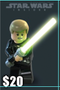 STAR WARS INSIDER 213 MEGACON LUKE LEGO GLOW IN THE DARK LIGHTSABER