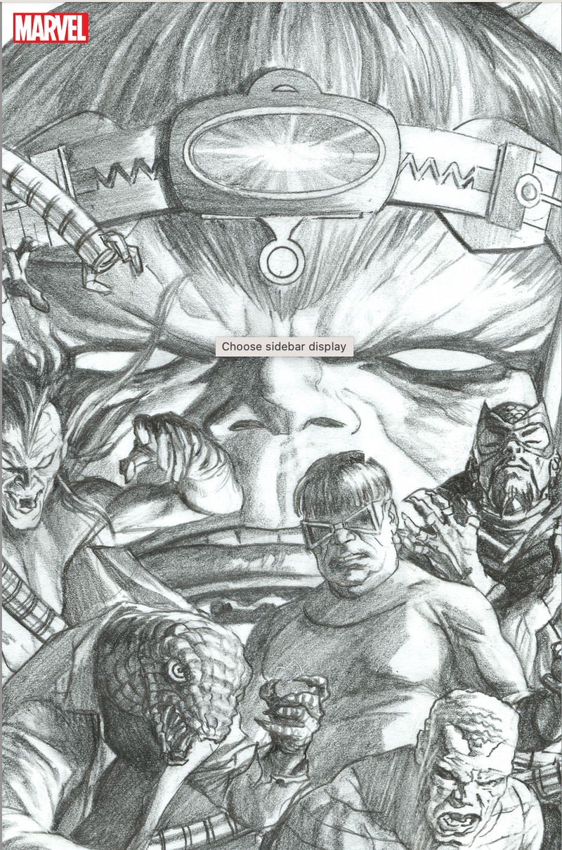 CAPTAIN AMERICA: SENTINEL OF LIBERTY 11 ALEX ROSS 100 COPY TIMELESS MODOK VIRGIN SKETCH VARIANT