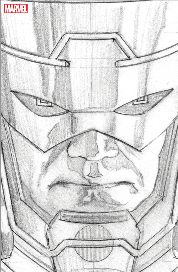 AVENGERS ASSEMBLE OMEGA 1 ALEX ROSS TIMELESS GALACTUS VIRGIN SKETCH VARIANT