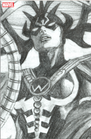 CARNAGE 12 ALEX ROSS TIMELESS HELA VIRGIN SKETCH VARIANT