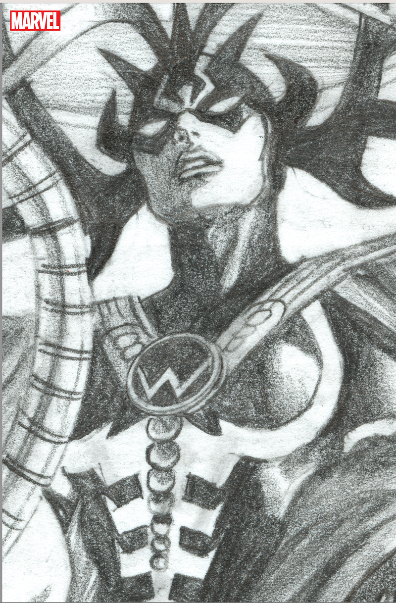 CARNAGE 12 ALEX ROSS TIMELESS HELA VIRGIN SKETCH VARIANT