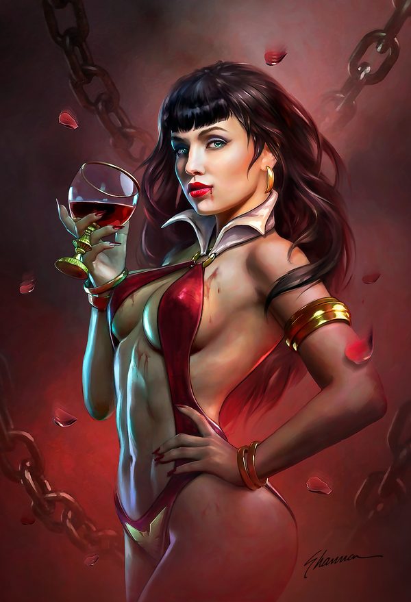 VAMPIRELLA VALENTINE'S DAY SPECIAL #1 SHANNON MAER VARIANT OPTIONS! - The Comic Mint