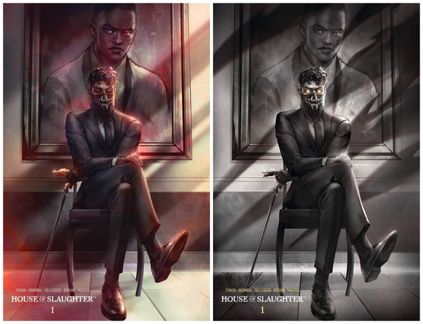 HOUSE OF SLAUGHTER #1 IVAN TAO COLOR/ COLOR SPLASH VARIANT SET