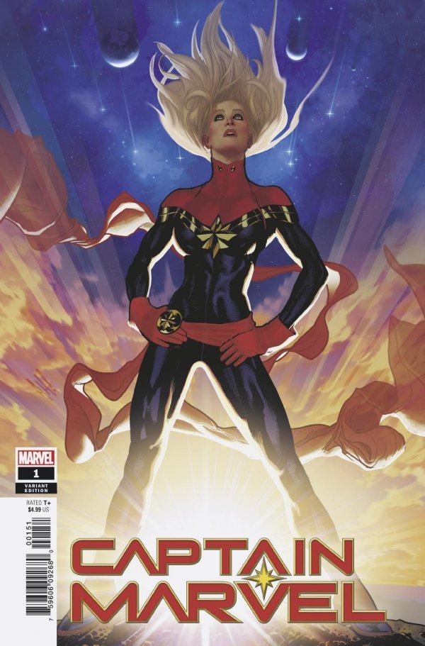 Captain Marvel #1 Adam Hughes 1:25 Trade Dress Variant